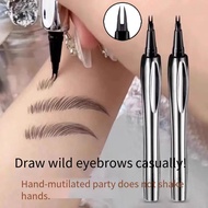 [Distinctive Wild Brow] Dual-ended Brow Pencil Waterproof Natural Lower Lashes Multi-functional Easy
