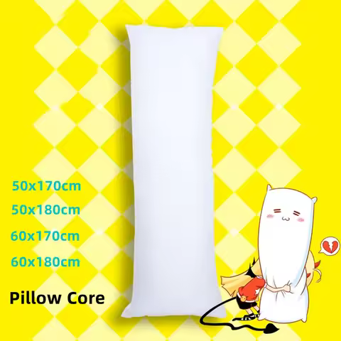 180x60cm Body Pillows Anime Dakimakura Hugging Soft Pillowcases for White Sleep Cushion covers 60x17