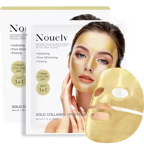 24K Gold Bio Collagen Face Mask, Hydrating Bio Collagen Mask Overnight Collagen Mask Hydrating Colla