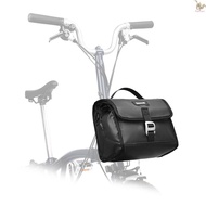 FUYS Folding Bike Handlebar Bag Multi-functional Bike Front Bag Insulated Bike Basket Bag with Rain Cover