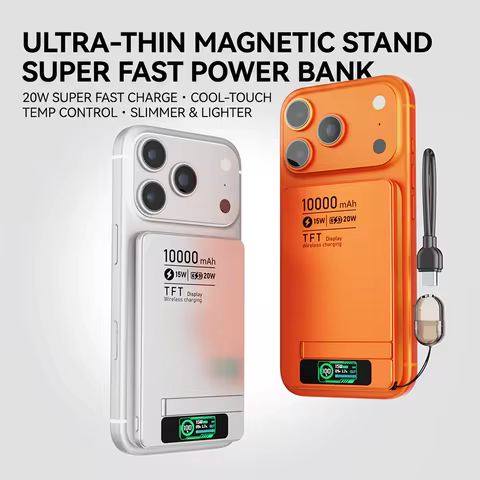 Original alloy Powerbank for magsafe external auxiliary battery magnetic Power banks wireless charge