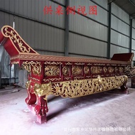 🚢Supply Carved Temple Gold Altar Factory Wholesale Buddhist Hall Altar Ingot table、Temple Altar