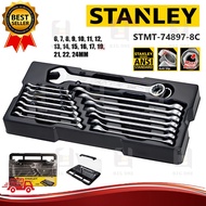 (6-24MM ) PREMIUM STANLEY STMT-74897-8C 16PCS CRV SLIM LINE COMBINATION SPANNER WRENCH MODULE SET SP