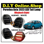 PERODUA AXIA 2023 - 2025 MAYBACH STYLE TAIL LAMP ALBINO , SMOKE AXIA 2023 TAIL LAMP