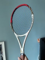 收藏品日本購入男女啱用 federer Wilson BLX pro staff size one 95網球拍 95 sq in, grip 2, 16x19 pattern, 313g 球拍運動  