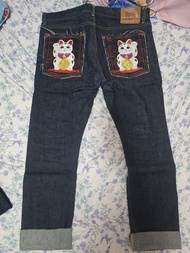 RMC Martin Ksohoje 牛仔褲 招財貓刺繡