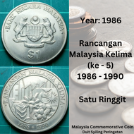 Wang Lama Original !! Malaysia Commemorative Coin. Duit Syiling Peringatan Malaysia.Coin Satu Ringgi