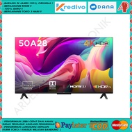 TCL 50A28 Smart Google Android TV 50 Inch 4K UHD HDR 10 Dolby Audio Garamsi Resmi