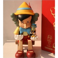 New Items! Kaws Pinocchio Mand Kaws Figure Pinocchio &amp; Jiminy Cricket Sitting Stand Low Price