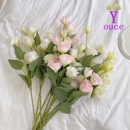 YOUCE Artificial Lisianthus Flowers, Large Size Simulation Design Artificial Eustoma Grandiflorum Ro