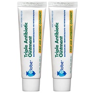 Globe Triple Antibiotic First Aid Ointment, 1 oz (2-Pack) First Aid Antibiotic Ointment, 24-Hour Inf