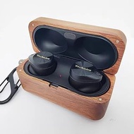 SOLYUJ Case Compatible with Panasonic Technics EAH-AZ80 Earbuds, Real Wood Style Case Designed for A