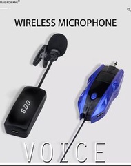 適用於手機翻領迷你無線麥克風的 USB 可充電領夾式麥克風領夾  bynckp USB Rechargeable Lavalier Microphone Collar clip for Mobile 