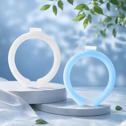 Summer Leakproof Ice Neck Cool Ring Reusable Neck Cooling Ring Wearable Chilly Cooler For Hot Weathe
