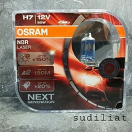 Osram H7 HALOGEN Light Bulb 12V 55W NBR (NIGHT BREAKER LASER)