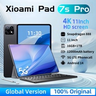 2025 New Original Global Edition Tablet PC Pad 7S Pro Snapdragon 888 Android 14 HD 4K 16GB+1TB 5G Ta
