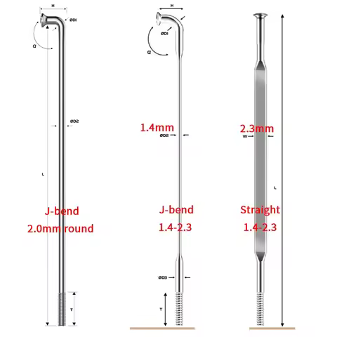 ZTTO DR390 Wheelset Repair Spoke P3 M1BOOST M2 R1S Wheel J-bend Spoke Round 2.0mm Straightpull Aero