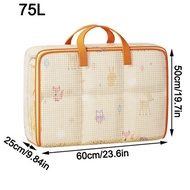 EUNICE PVC Quilt Storage Bag Transparent Foldable Cabinet Clothes Dustproof Waterproof Organizer棉被袋