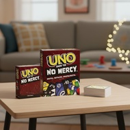 UNO Show No Mercy Card Game for Kids and Adults, Family Night Fun, 2-10 Players, Strategy & Skill Bu