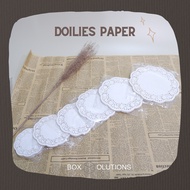 PUTIH [content 100] doilies paper WHITE | White doilies paper | Paper lace doyleys | Lace paper