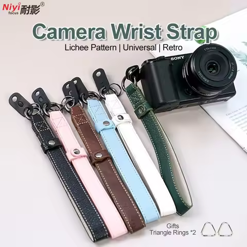 Camera Wrist Strap Quick Release Hand Strap Length Adjustable Universal for Canon G7X G1X RX100 Sony
