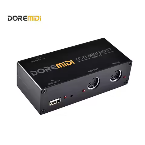 DOREMiDi High-Speed USB MIDI Host Box MIDI Host USB to MIDI Converter UMH-21