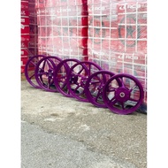 💥 FREE CAP RCB💥 RCB SP500 PURPLE LIMITED SPORT RIM LCV8 LC5S Y125ZR Y15ZR Y16ZR NVX V1 V2