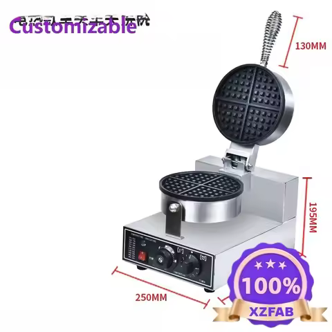 Factory Direct 2026 Waffle machine commercial stall waffle stove 110V American standard European sta