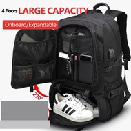 MY 80L Travel Backpack Large capacity Waterproof Outdoor Hiking Bag with shoe compartment 17 inch La