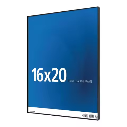 Honey– 16x20 Picture Frame – Black Front Loading Wall or Tabletop Photo Frame