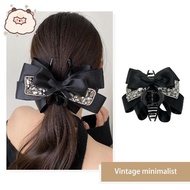 Women's Hair Accessories Bow Hairpin With Rhinestone Hairpin Retro Bow Hairpin