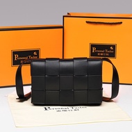 【A COOL】 Mens messenger bags PU Leather Mens bag luxury brand braided bag fashion single shoulder cr