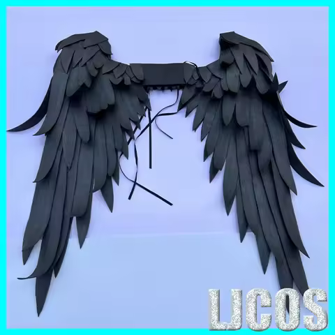 Albedo Black Wing Game Overlord Lolita Wing Prop Cosplay Halloween Christmas Fancy Party Costumes Ac