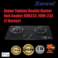 [READY STOCK] Zenne Twister Double Burner Hob Cooker KVH-233 (2 Burner)