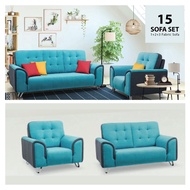 SET SOFA 1, 2 & 3 TEMPAT DUDUK/ SET RUANG TAMU/1+2+3 FABRIC SOFA/SET SOFA/LIVINGROOM SET/MODERN FURN