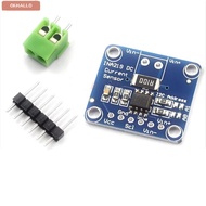 OKHALLO Current Monitoring Sensor, I2C Interface Zero-Drift Design Power Monitoring Module, 3V-5V Su