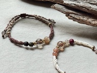 雪下晴 / 黑金超七 編繩 手鍊