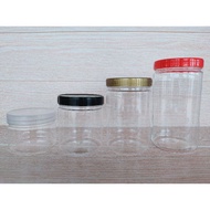 Balang Kosong /Balang Kuih Plastik Pet container/Balang Biskut/YFP301,302,303,305,307,200ml/350ml/500ml/550ml/600ml