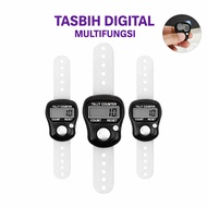 Travelindo Tasbih Digital 5 Digit Tiny Digital Tally Counter Worship Counter Black