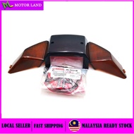 YAMAHA RXZ RXZ135 OLD MILI 3XL NARONG TAIL LAMP COVER SET KACA LAMPU BELAKANG - ORIGINAL HLY