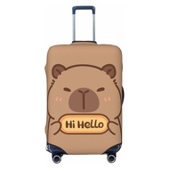 คาปิบารา ผ้าคลุมกระเป๋าเดินทาง ผ้าสแปนเด็กซ์ แบบยืดหยุ่น ยืดหยุ่น Capybara Luggage Cover 18 20 22 24