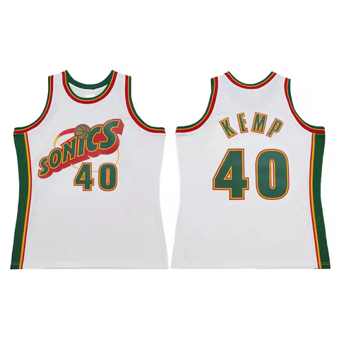 New American Men's Basketball Jersey Retro Classic Jersey 07 Version Seattle No. 35 Kevin Durant Gol