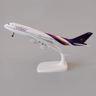 20cm Thailand Airlines Boeing B747 Diecast Aircraft Model Metal Airplane Toy with Landing Gear Aviat