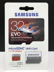 全新 三星 EVO+ Plus 32G 記憶卡 32GB microSDHC UHS-I U1 Class10 C10