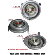 3-FOOT FAN CLAMP 8MM ROTOR ASSEMBLY SHELL/ 8MM FAN BEARING HOUSING/