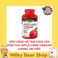 (Usa) Apple CIDER VINEGAR Weight Loss Support Tablets 180 Tablets