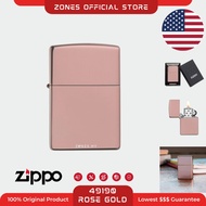 🇺🇸 Zippo 49190 Rose Gold High Polish Windproof Lighter | 100% Original | Made in USA