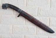 Golok Tanduk Ukiran Macan | Golok Tebas