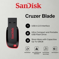 SanDisk Z50 Cruzer Blade USB 2.0 Flash Drive (128GB/256G/512GB/1TB)