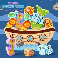 Kids Animal Balance Game/Kids Stacking Toy/Wooden Toy For Children/Early Educational Toy/Christmas Gift For Children